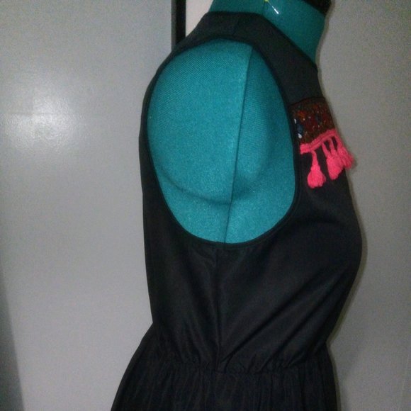 SHEIN Embroidered Sleeveless Maxi Dress Sz XL - Picture 5 of 13